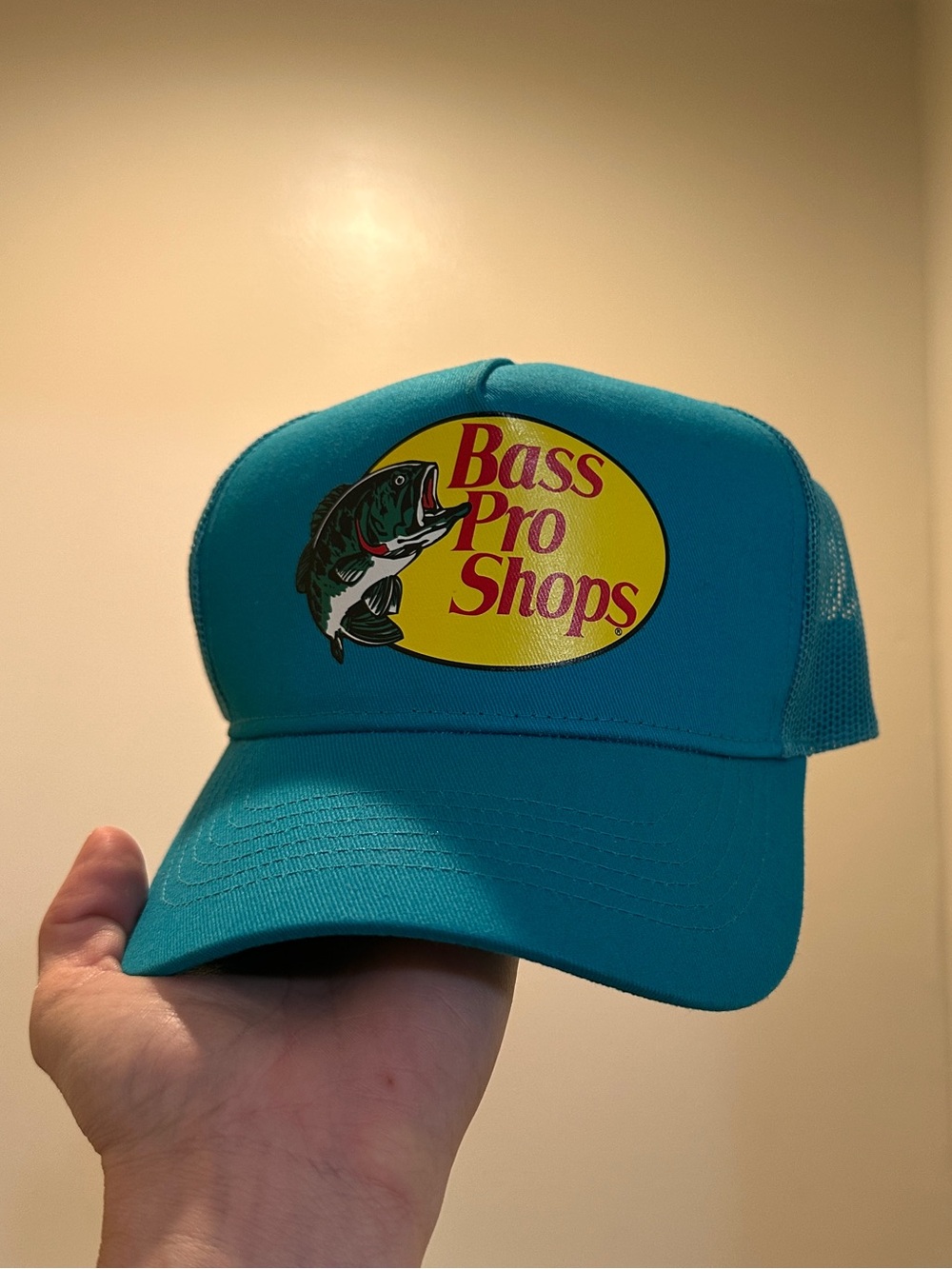 Aqua Bass Pro trucker hat
